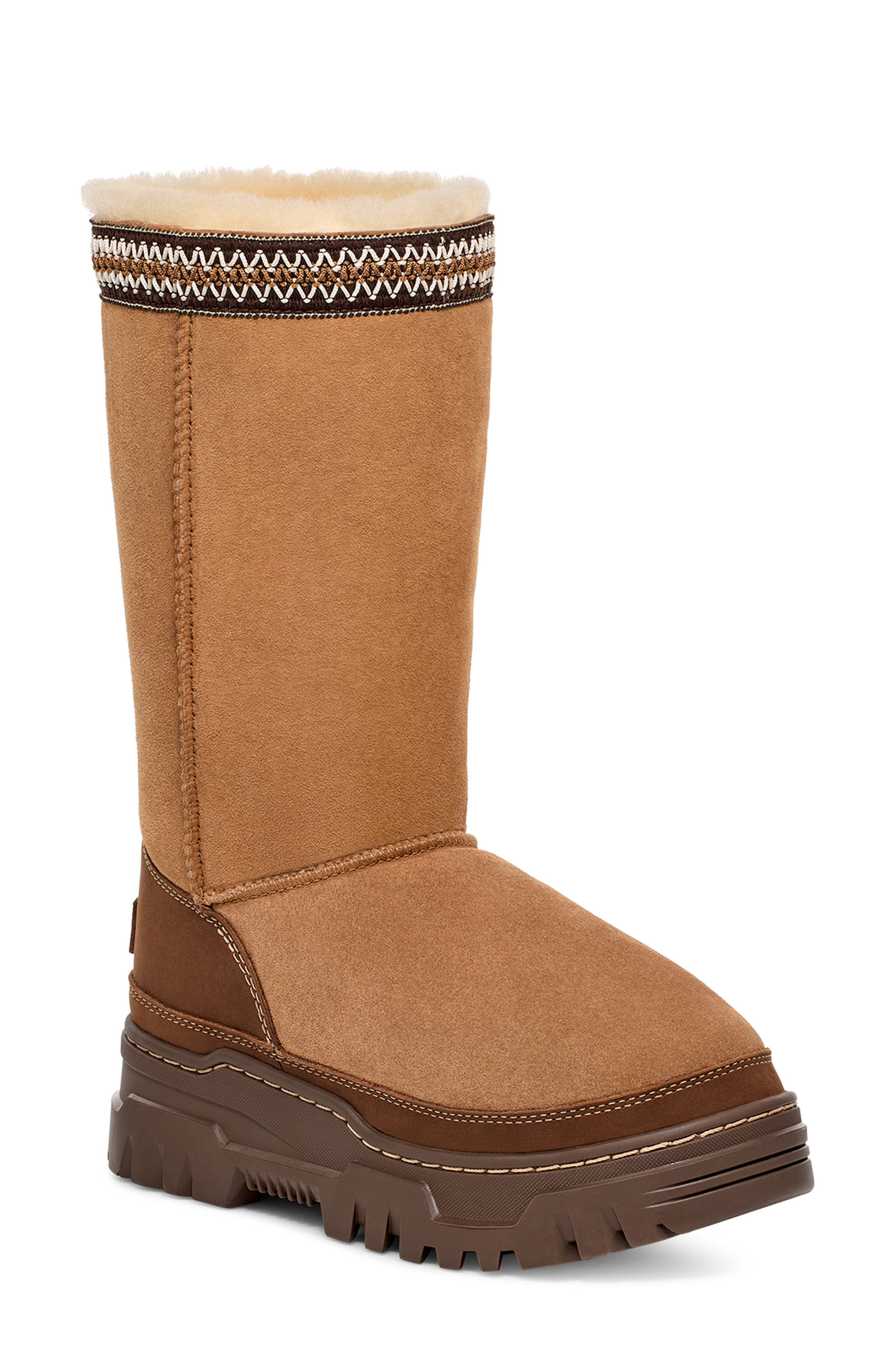 UGG<sup>®</sup> Classic Tall TrailGazer Waterproof Boot, Main, color, Che