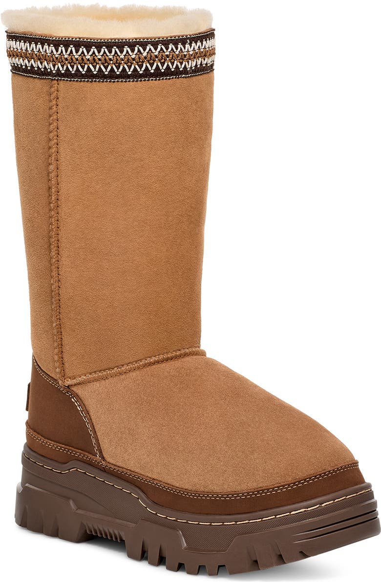UGG<sup>®</sup> Classic Tall TrailGazer Waterproof Boot, Main, color, Che