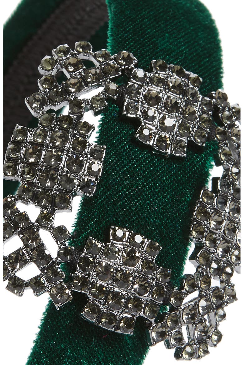 Buckle Headband, Alternate, color, FOREST GREEN