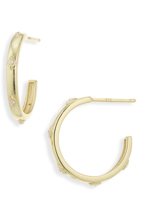CZ Hoop Earrings