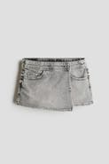 H&M Denim Wrap Skort