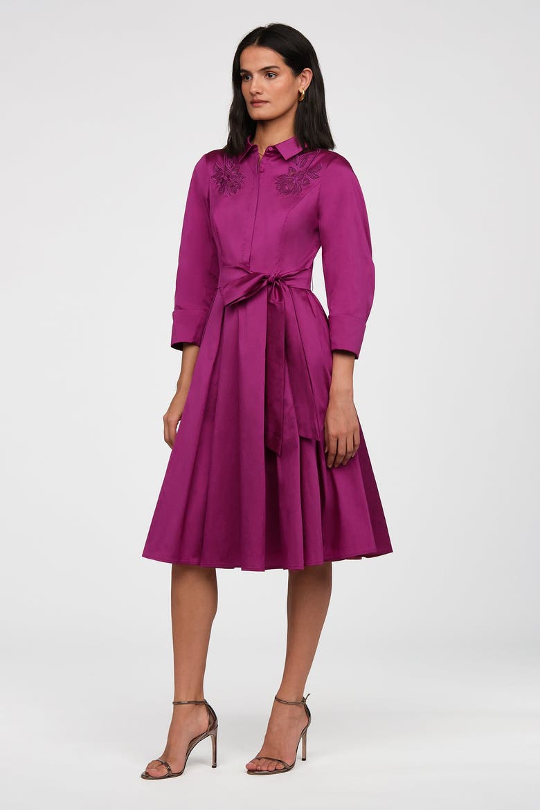 Rosemary Taffeta Shirt Dress, Alternate, color, Kyoto Dust
