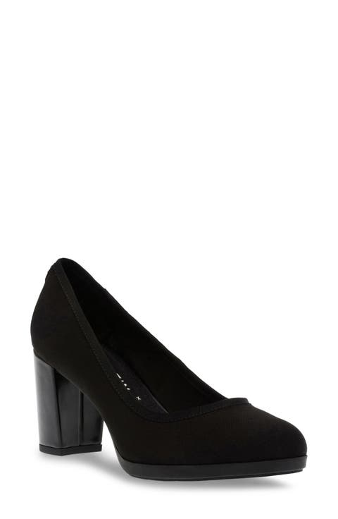 Castana Round Toe Block Heel Pump (Women)