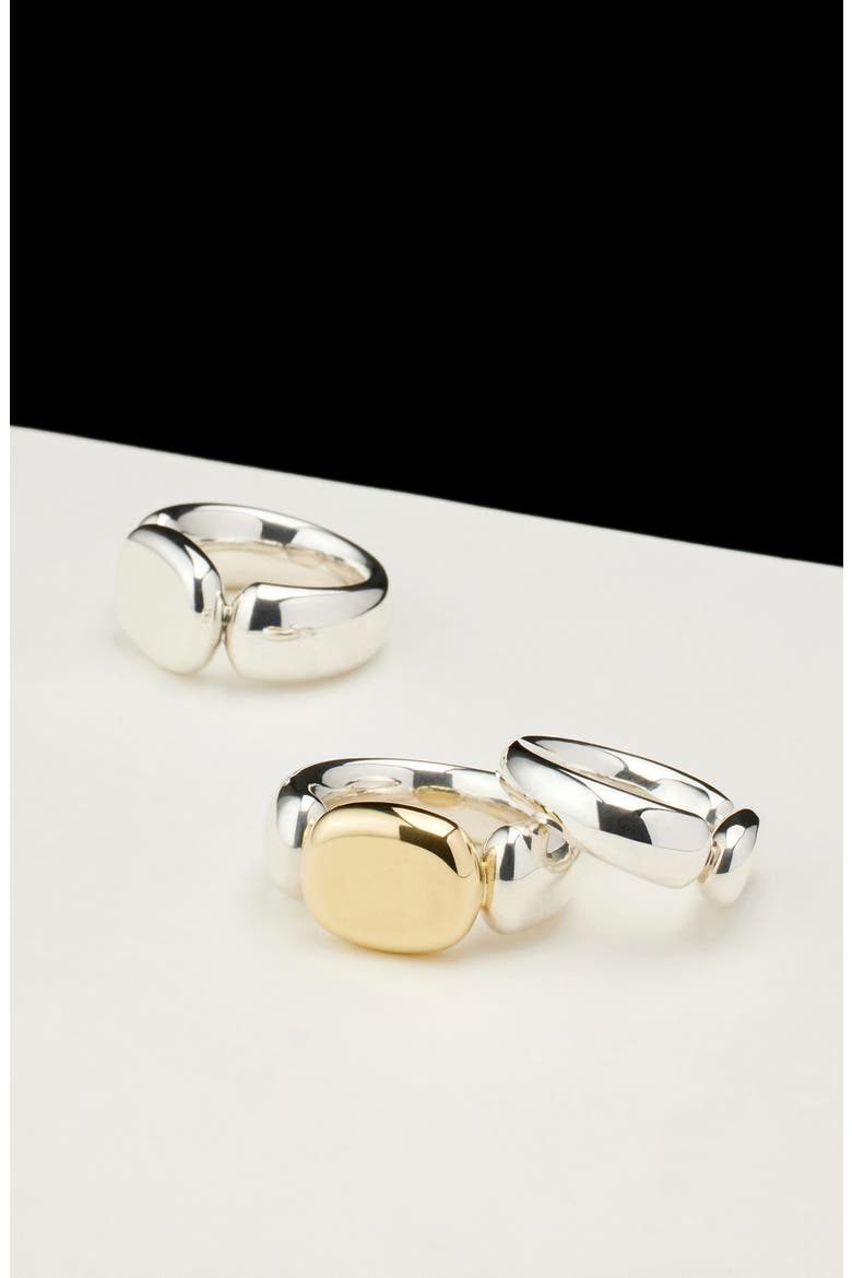 Stone Ring, Alternate, color, SILVER