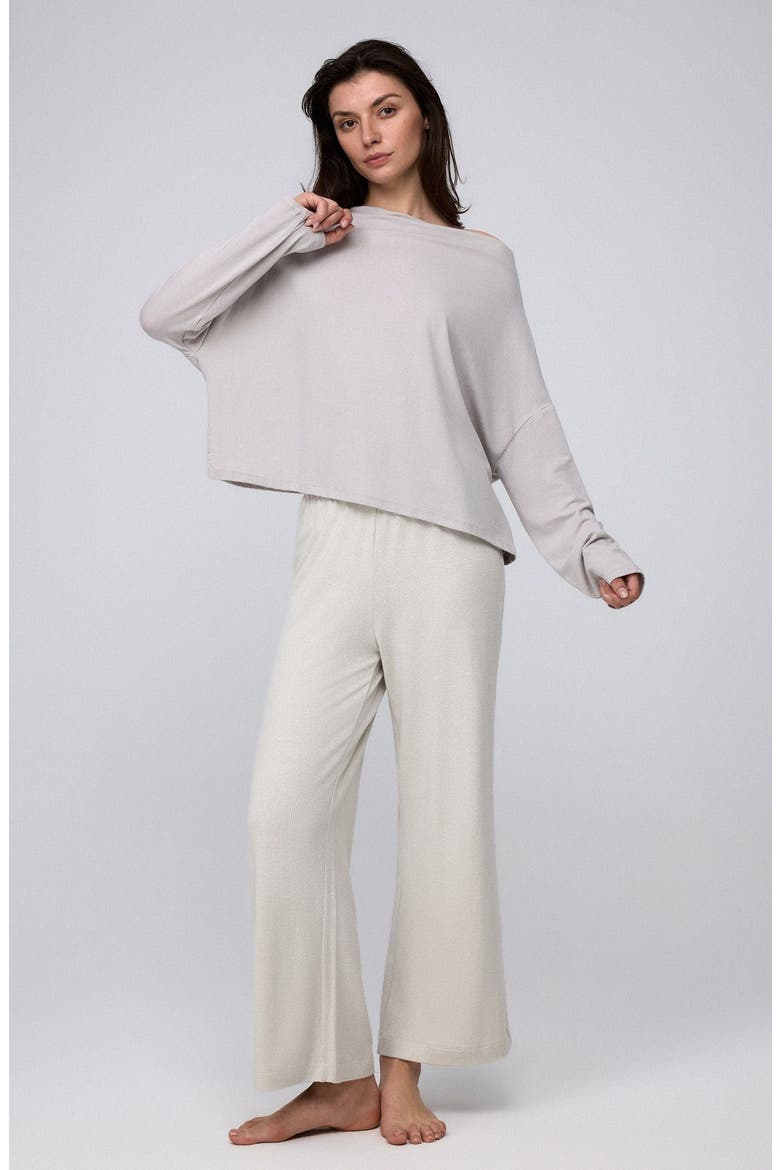 Selene Lounge Pants, Alternate, color, Cement