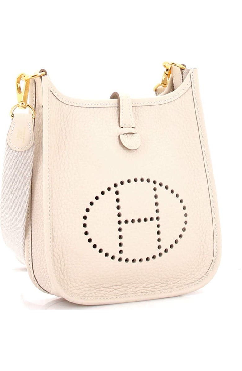 Pre-Owned Hermes Evelyne Bag Gen III Clemence TPM, Alternate, color, Craie