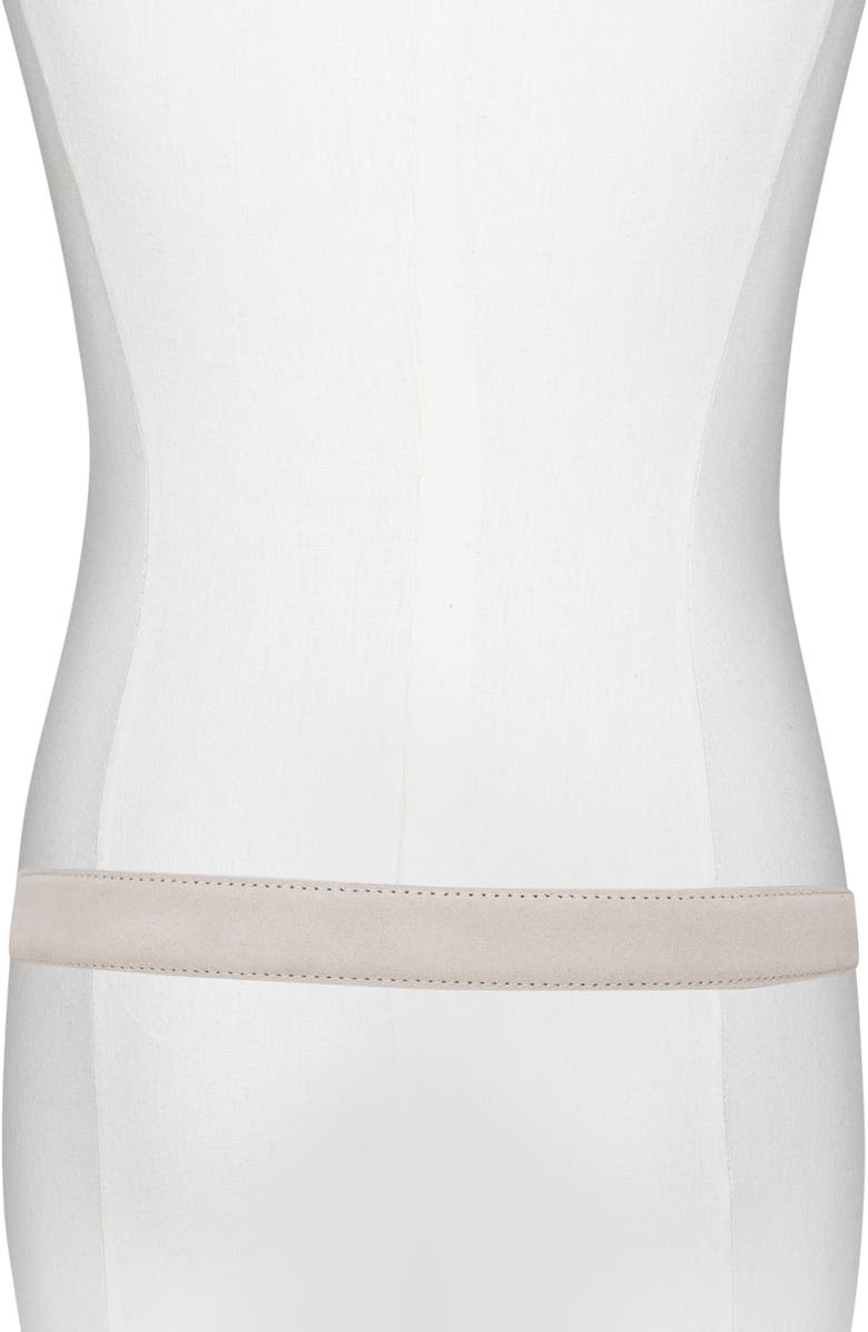 Vince Stitched Suede Belt, Alternate, color, 
