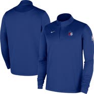 Nike Men's Nike Royal Philadelphia 76ers 2025/26 Authentic Coaches Quarter-Zip Dri-Fit Top