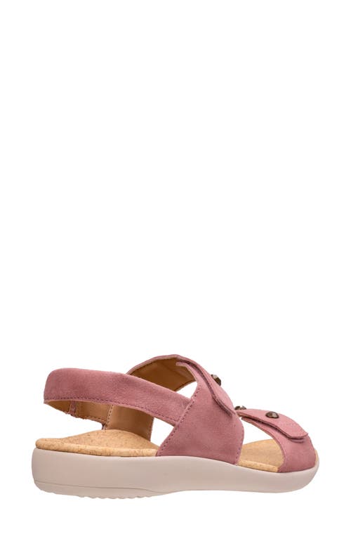 Revitalign Terra Slingback Sandal In Rose Tan