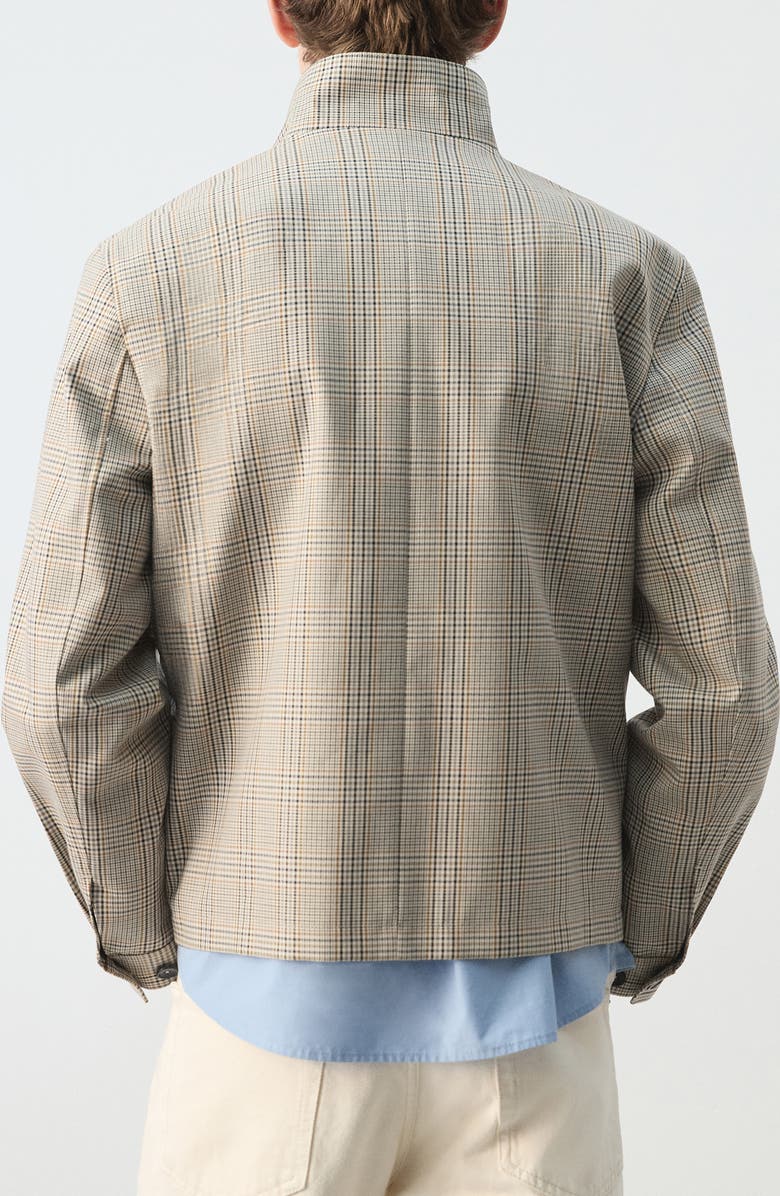 MANGO Prince of Whales Jacket, Alternate, color, Grey