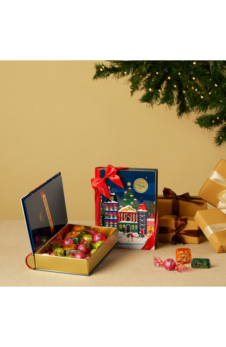 Venchi Maxi Christmas Gift Book with Assorted Chocolates, Alternate, color, 