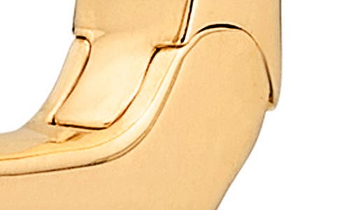 Monica Vinader Alta Capture Diamond Huggie Earrings In Gold
