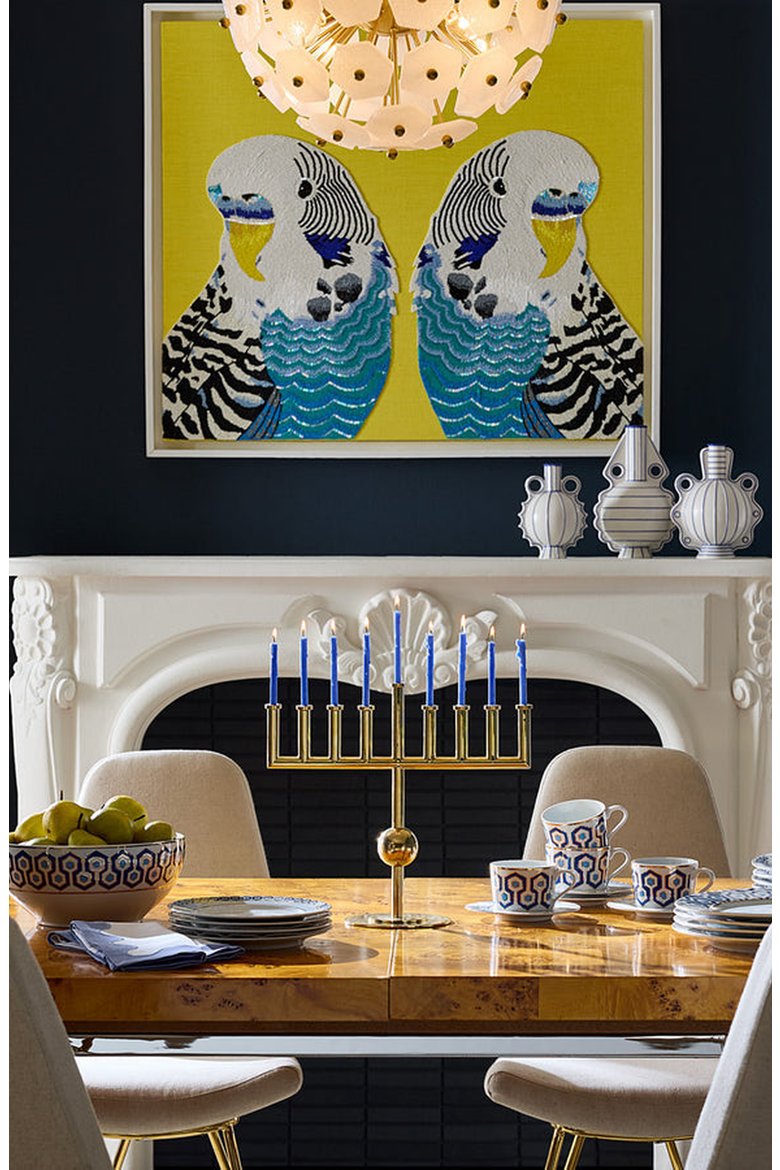 Venezia Vase, Alternate, color, White / Blue