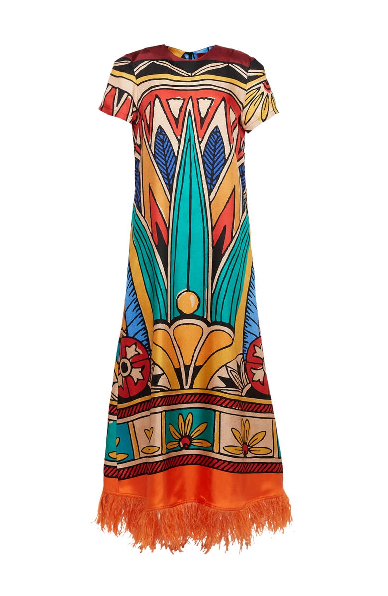 La DoubleJ Swing Dress, Alternate, color, Philae Placée Multicolor