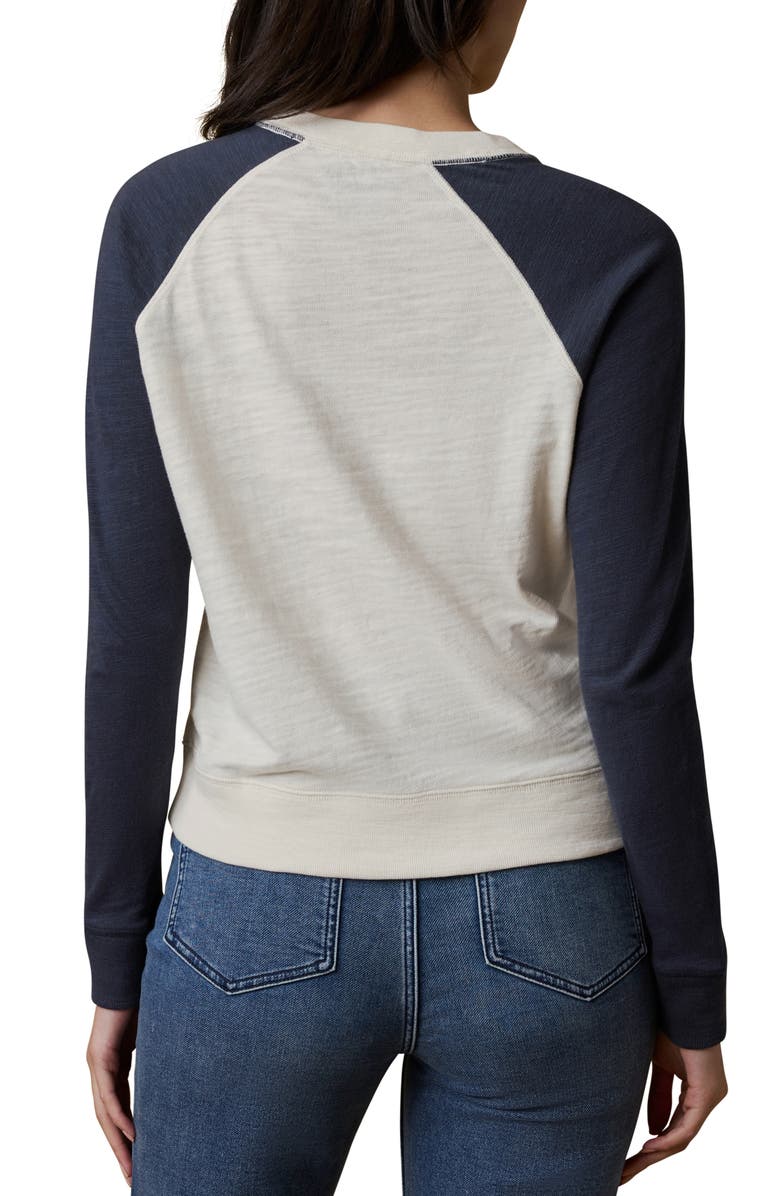 Faherty Wave Sunwashed Organic Cotton Slub Pullover, Alternate, color, Midnight Sunset