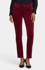 NYDJ Sheri Slim Fit Velvet Pants