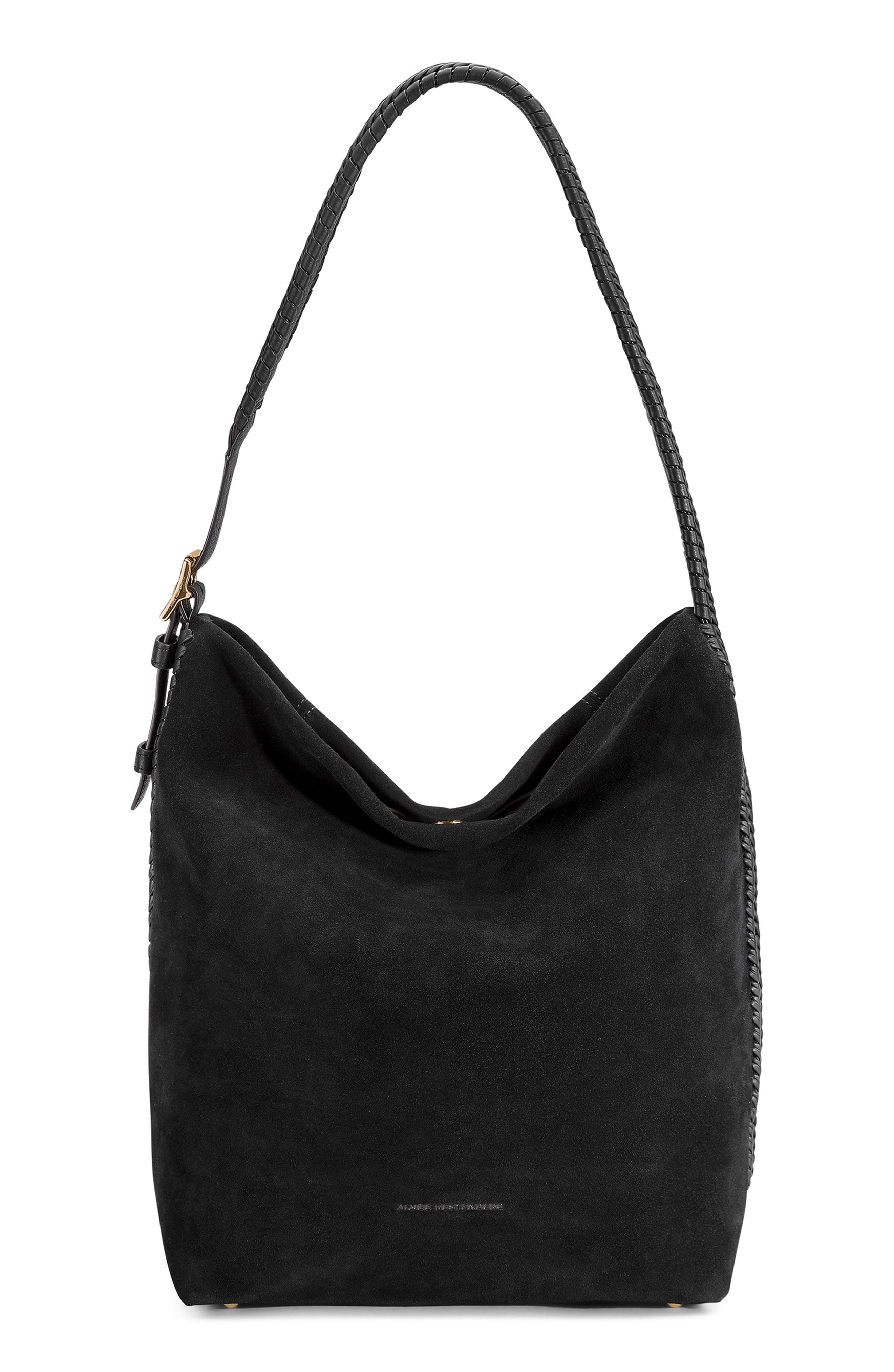 AIMEE All for Love Suede Bucket Bag, Alternate, color, 