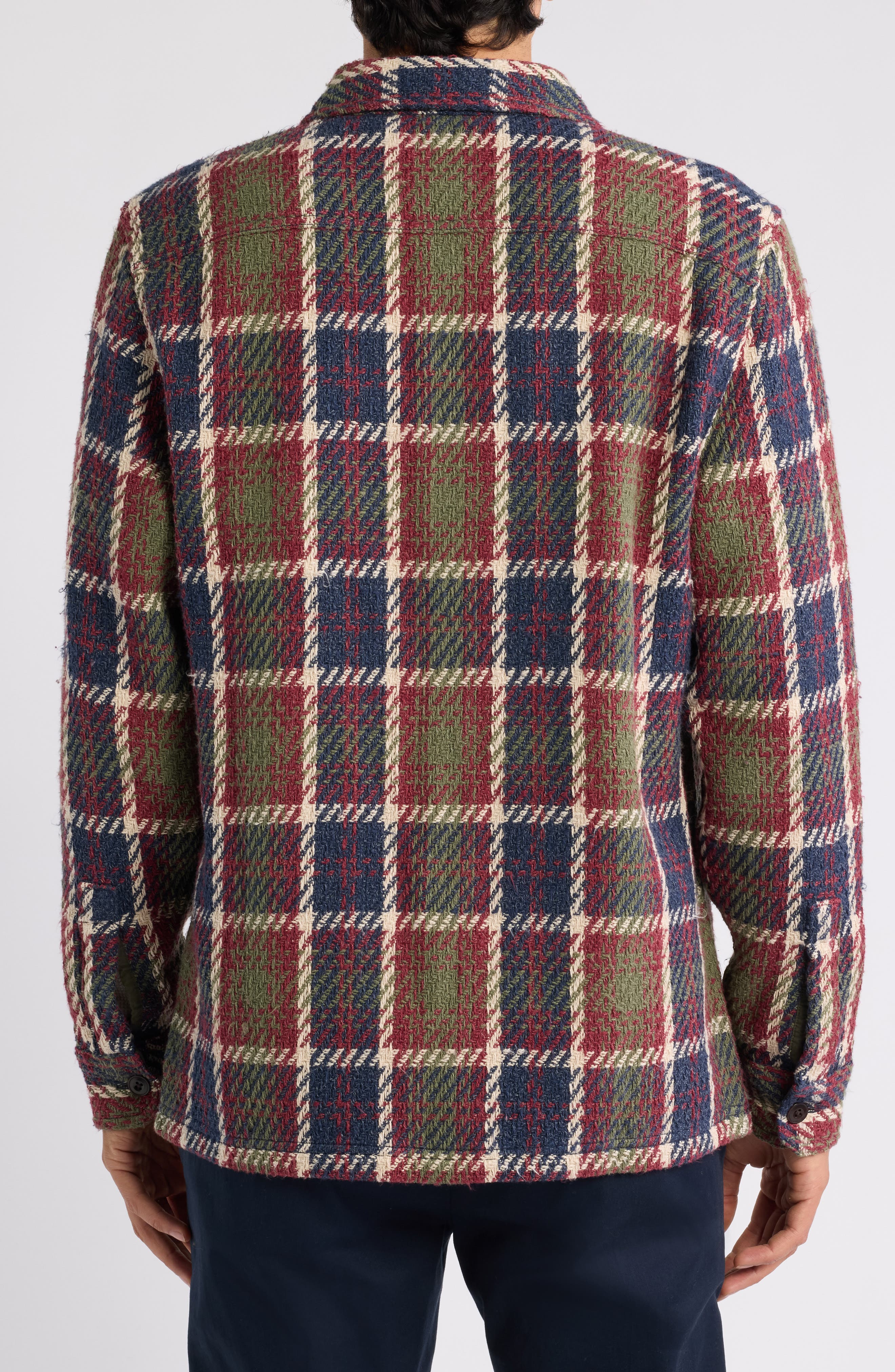 Flint & Tinder by Huckberry Cabin Flannel Overshirt (Men) | Nordstrom