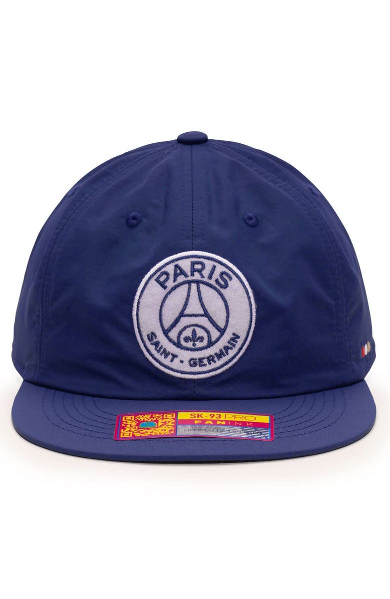 FAN INK Men's Navy Paris Saint-Germain Pipeline Adjustable Hat, Alternate, color, 