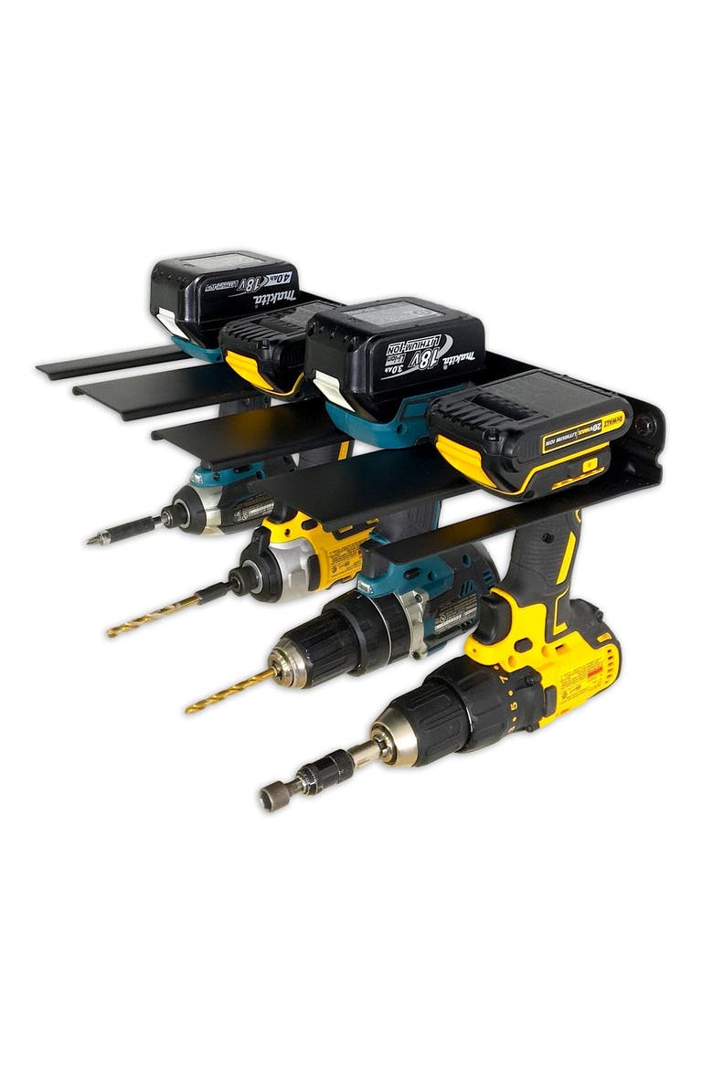 E-Drill Power Tool Organizer, Alternate, color, Black