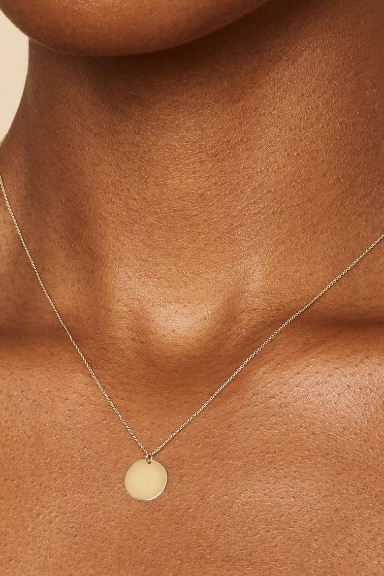 14K Gold Manhattan Pendant Necklace, Alternate, color, White Gold