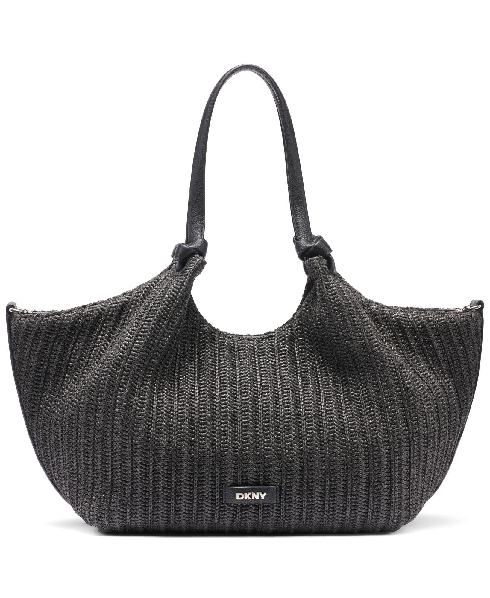 Paula Medium Tote, Main, color, Black/Silver