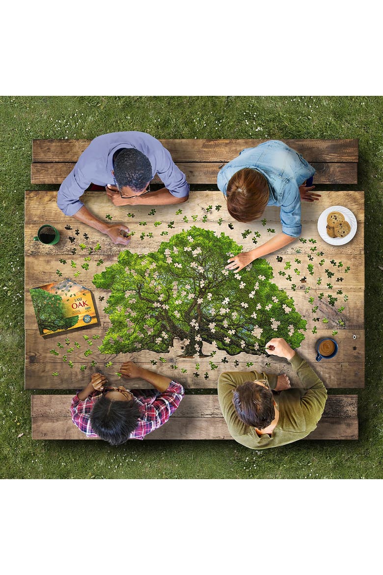 I Am Oak 1000 Piece Tree Shaped Jigsaw Puzzle, Alternate, color, Multicolored