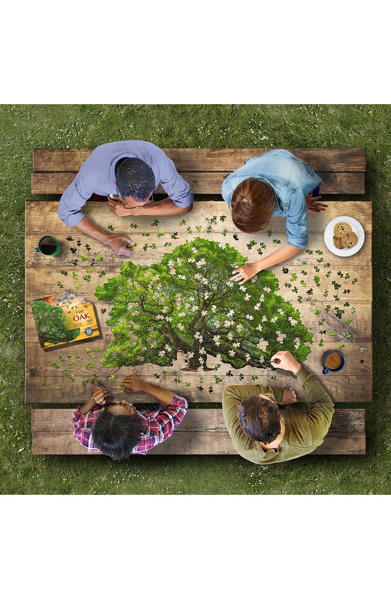 Madd Capp I Am Oak 1000 Piece Tree Shaped Jigsaw Puzzle, Alternate, color, Multicolored