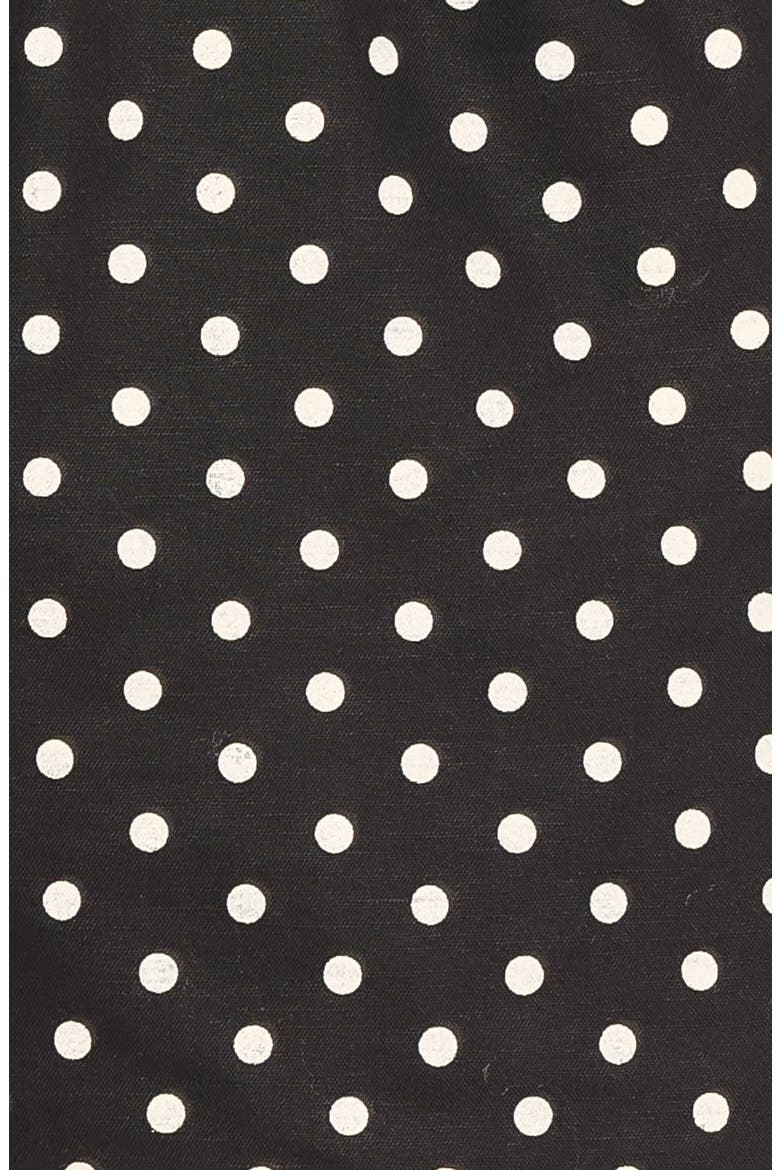 Donna High Waist Shorts, Alternate, color, BLACK POLKA DOT