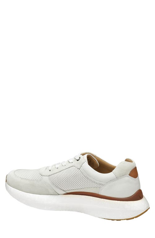 Johnston & Murphy Briley Perforated Sneaker In White