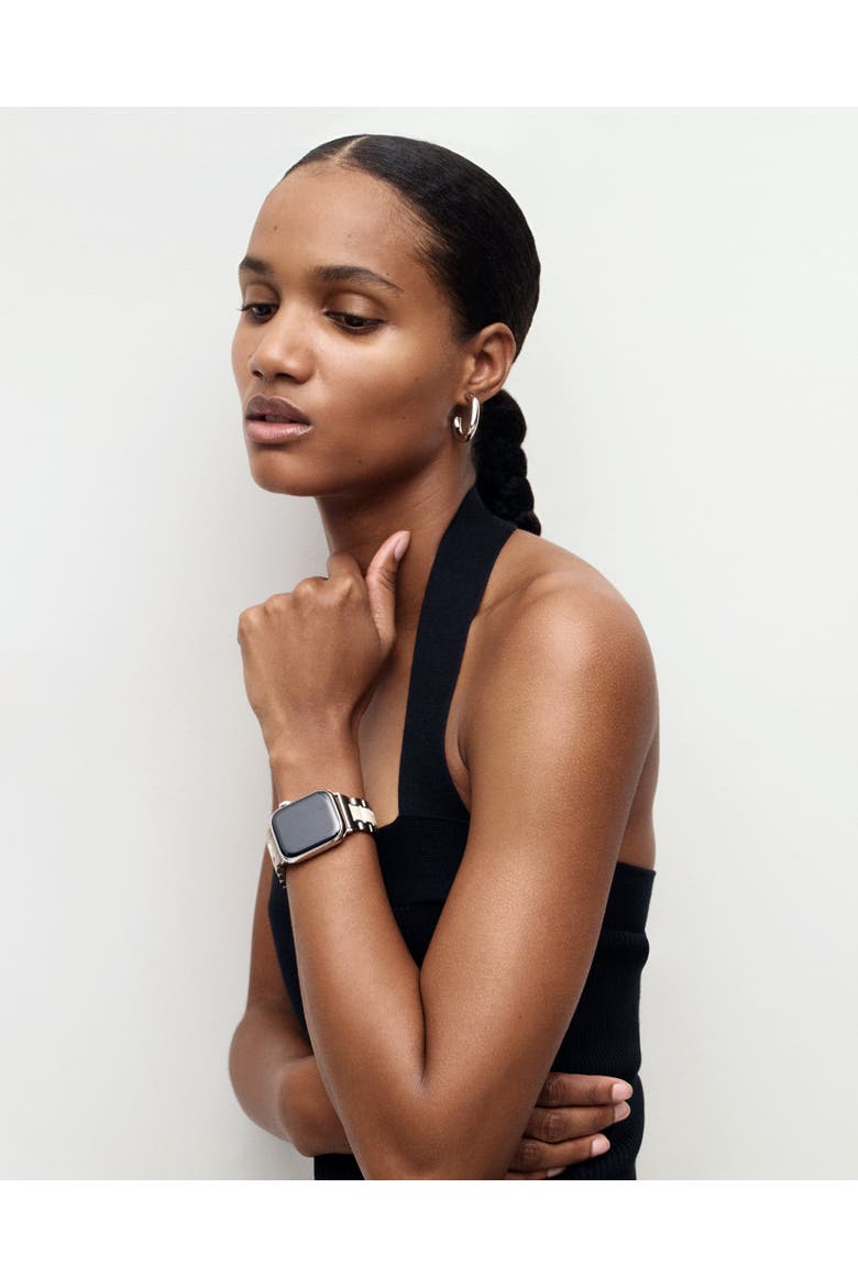 Boyfriend Apple Watch Band, Alternate, color, Gold - Tiger's Eye