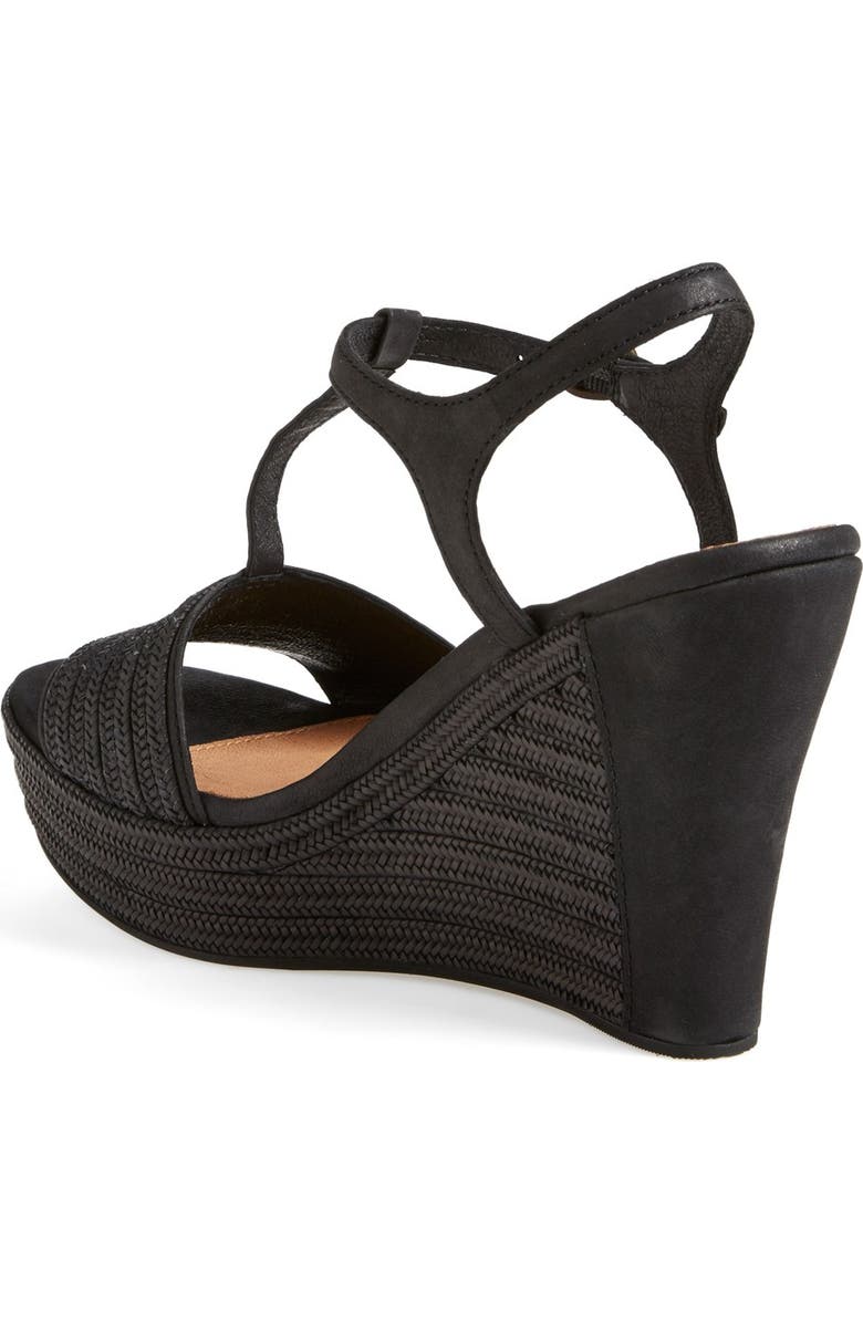 UGG<sup>®</sup> 'Fitchie' T-Strap Wedge Sandal, Alternate, color,