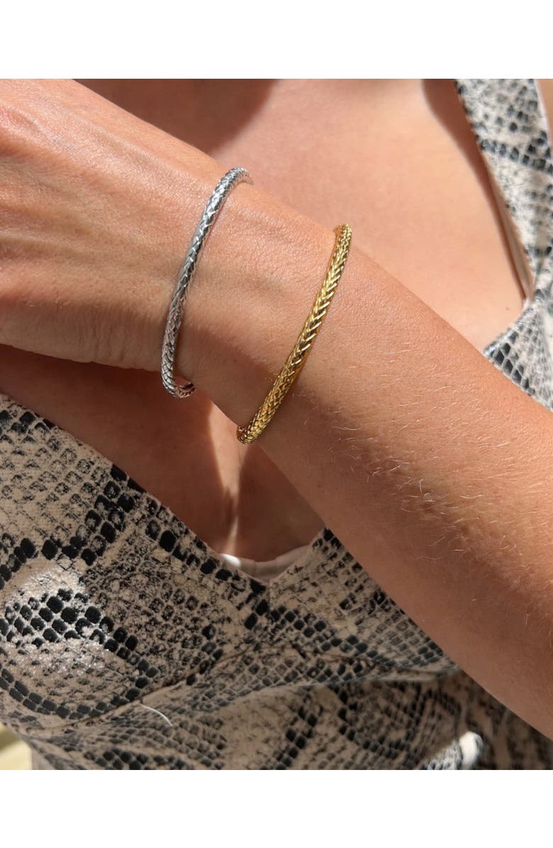 NATIVE GEM Bali Bangle Bracelet, Alternate, color, Gold