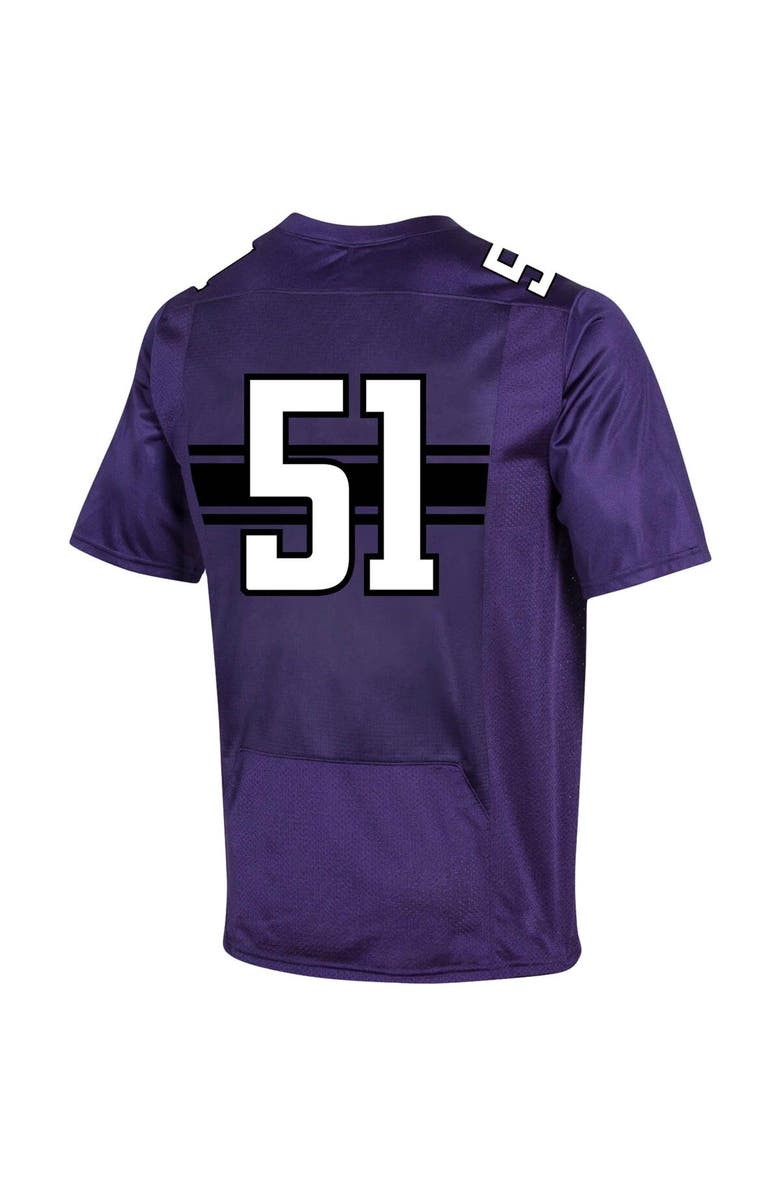 Under Armour Men's Under Armour #51 Purple Northwestern Wildcats Replica Football Jersey, Alternate, color,