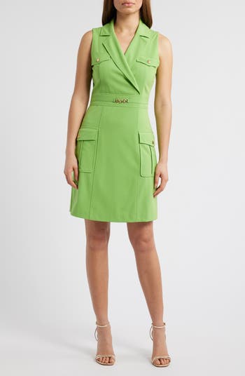 Sleeveless Cargo Pocket Dress