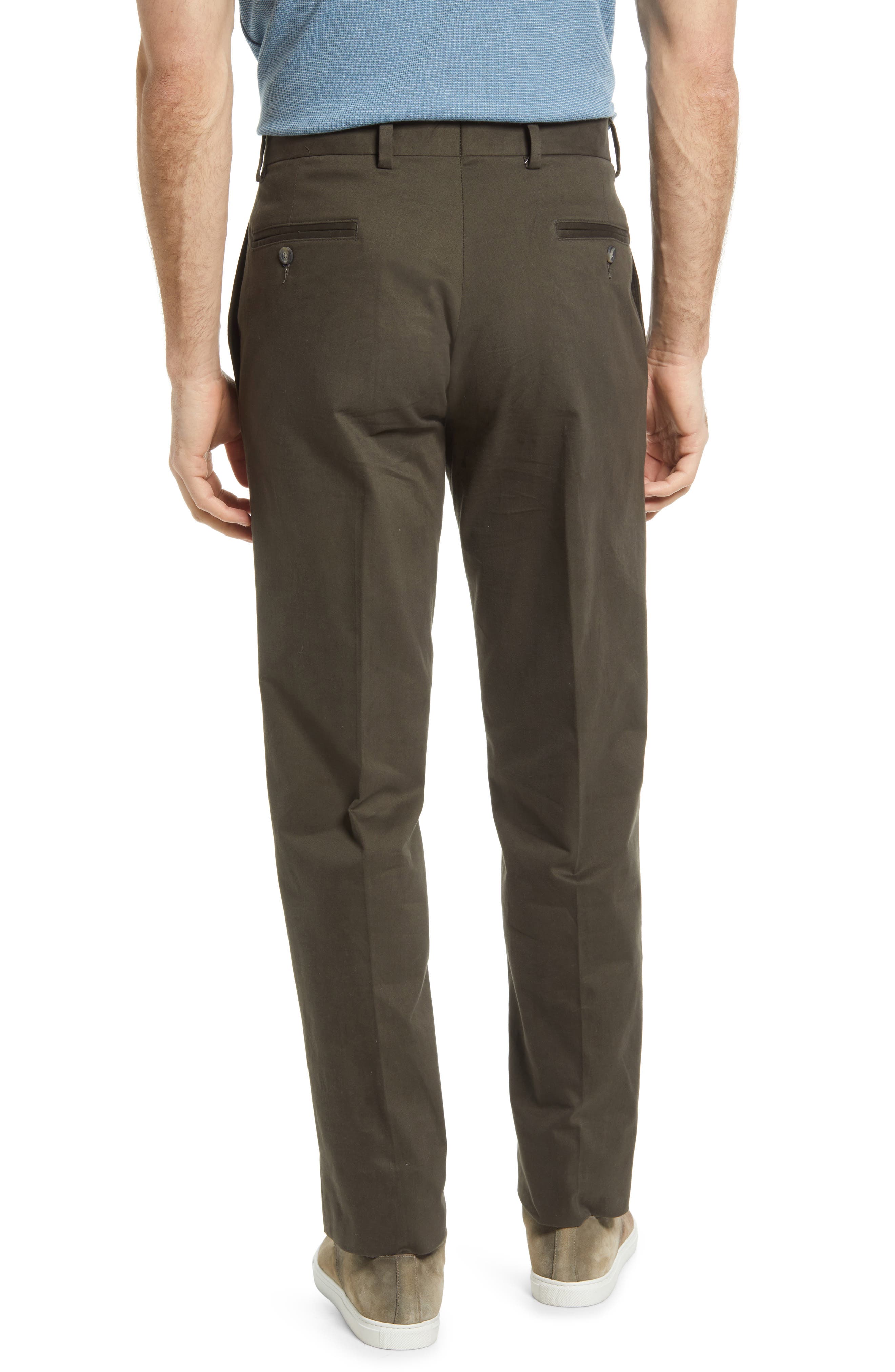 Charleston Khakis Flat Front Stretch Sateen Pants - image 2
