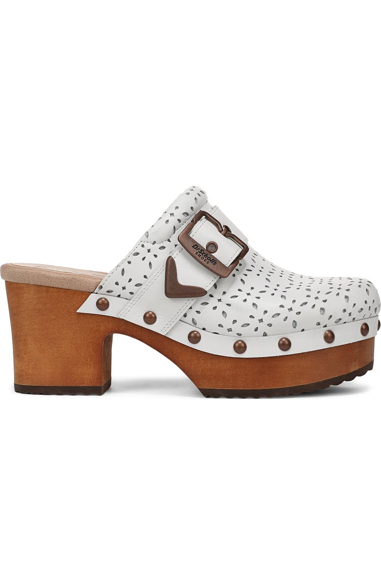 Dr. Scholl's Original Ranch Platform Clog, Alternate, color, White