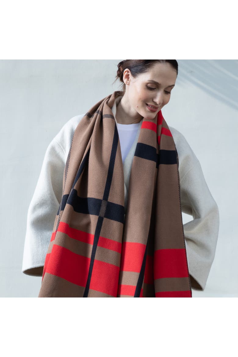 The Eleanor Scarf, Main, color, Brown/Red