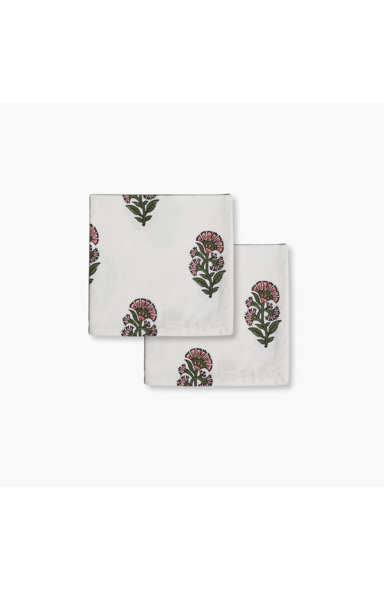 Banyan & Birch Begum Table Napkin Set of 2, Main, color, Green