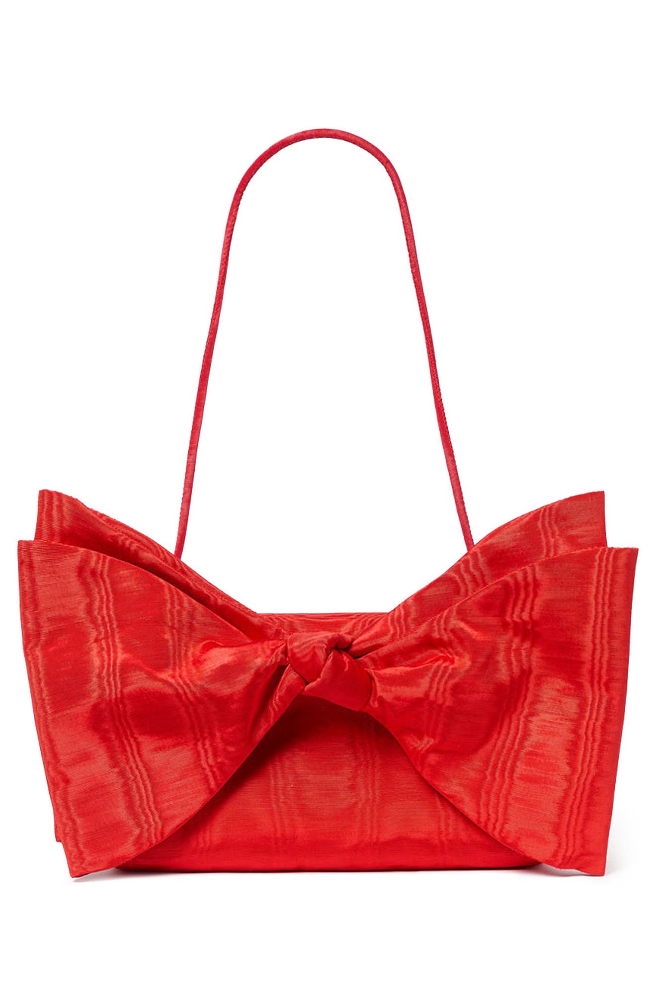 Loeffler Randall Valerie Bow Clutch, Alternate, color, Red