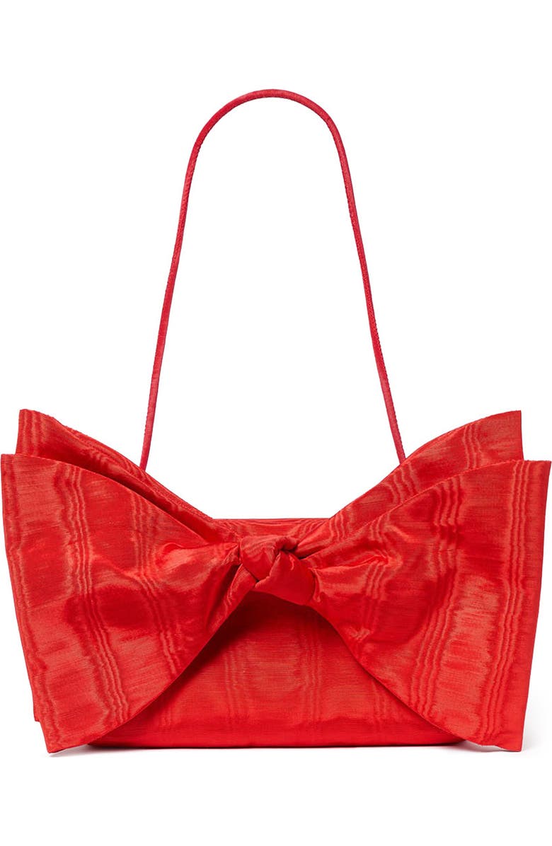Loeffler Randall Valerie Bow Clutch, Alternate, color, Red