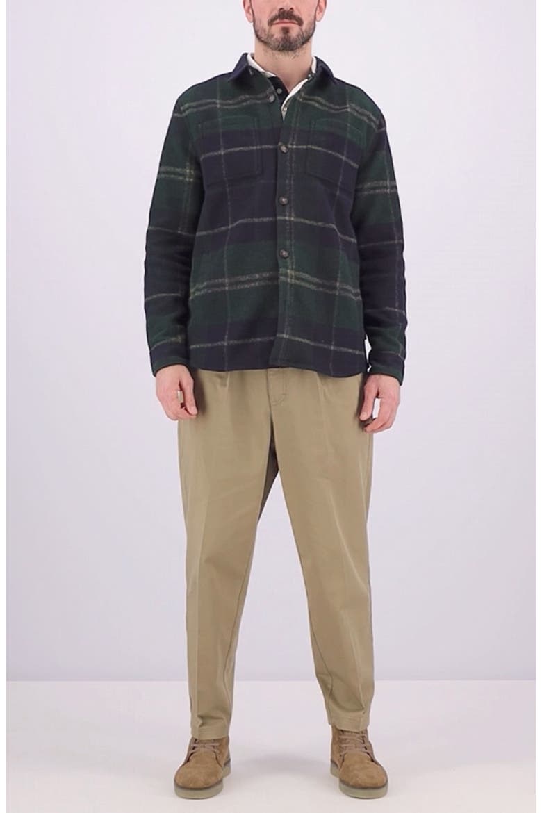 Chapter Plaid Overshirt, Alternate, color, GREEN LOCH TARTAN