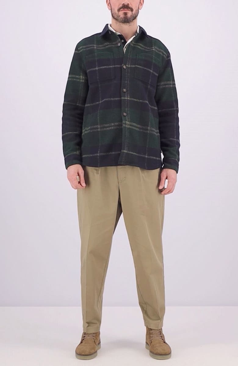 Barbour Chapter Plaid Overshirt, Alternate, color, 