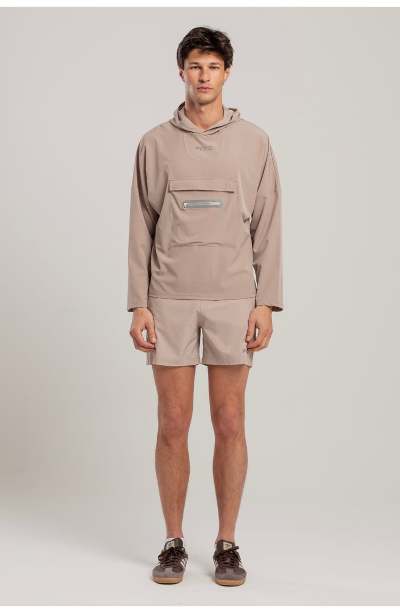 PCFG Free Heaven Active Men Hoodie, Alternate, color, Beige