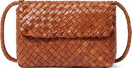 Loeffler Randall Billie Flap Woven Leather Shoulder Bag