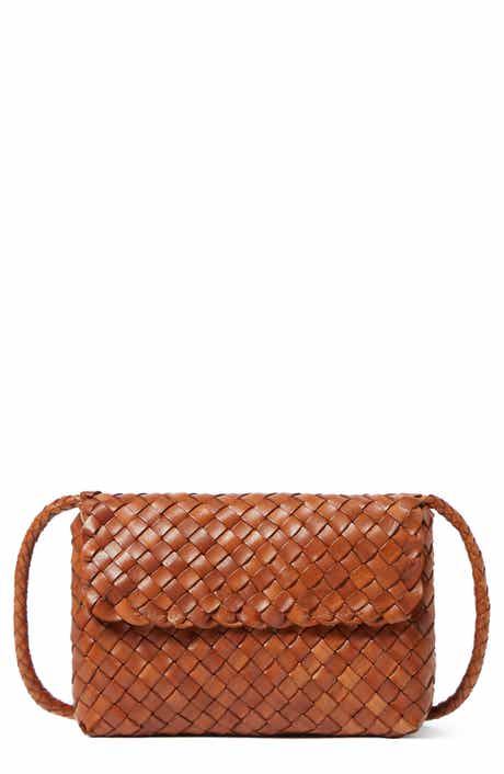 Loeffler Randall Billie Flap Woven Leather Shoulder Bag