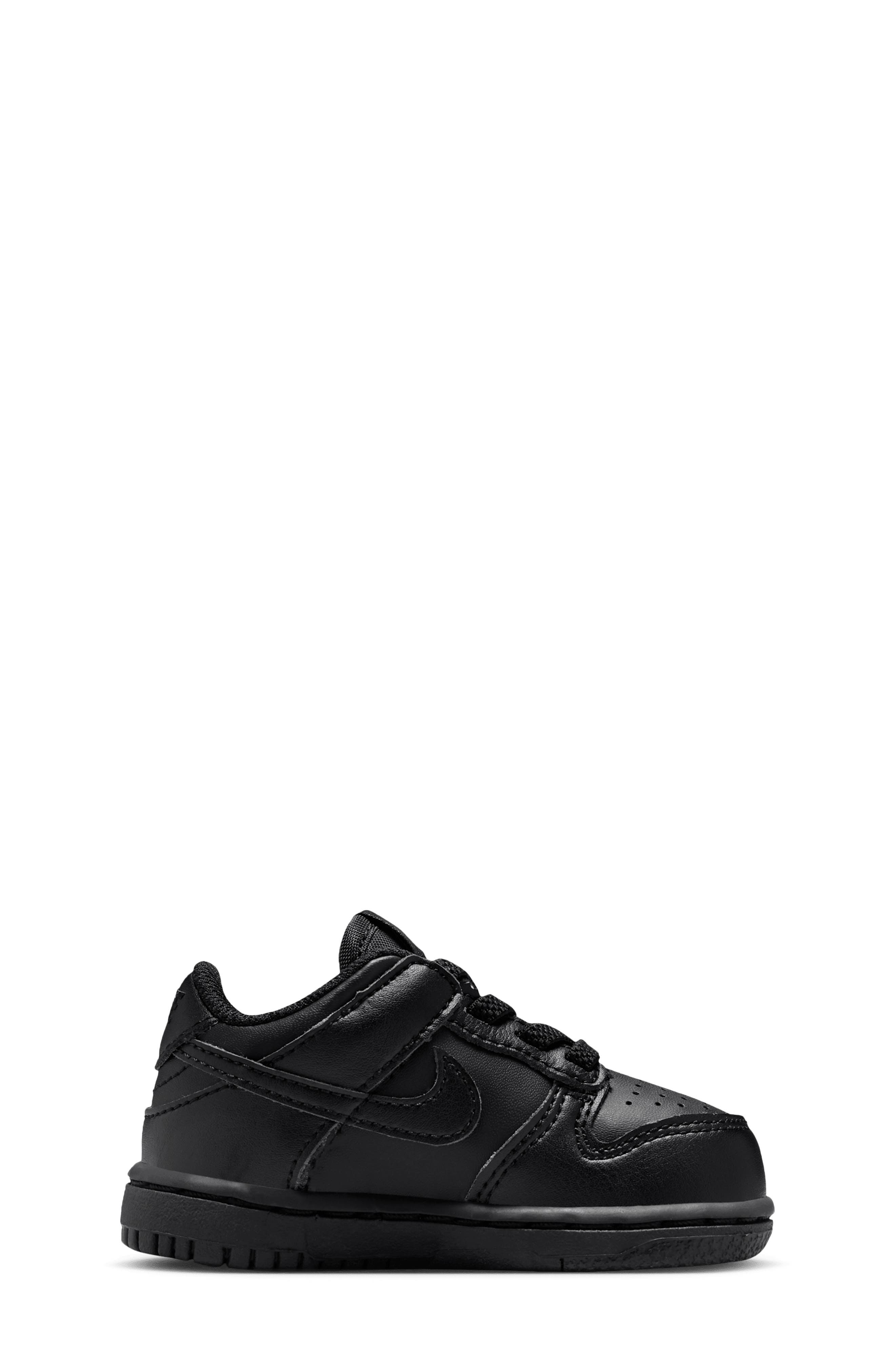 Nike Kids' Dunk Low Basketball Sneaker, Alternate, color, Black/ Black