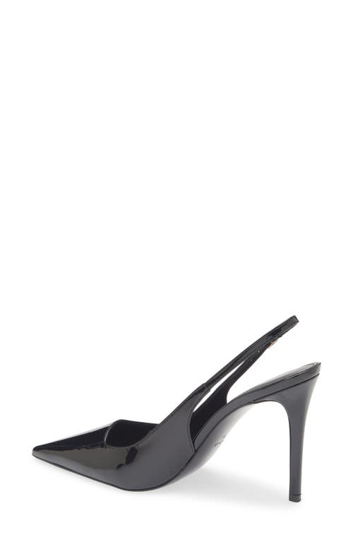 Mango Pietra Slingback Pointed Toe Pump In Black