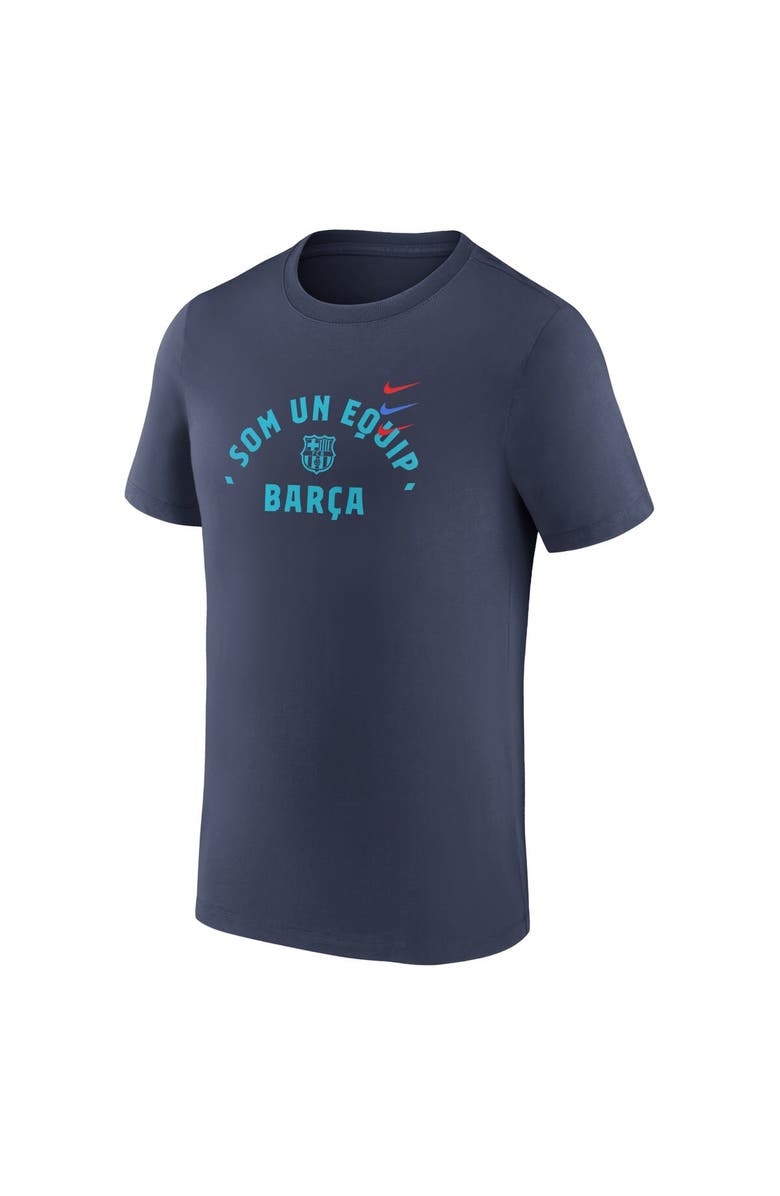 Nike Men's Nike Navy Barcelona Verbiage T-Shirt, Alternate, color,