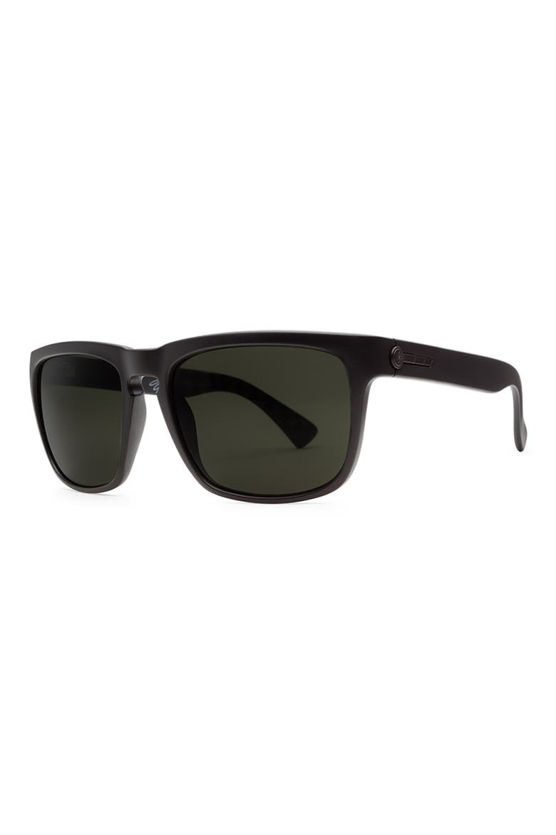 x Jason Momoa Knoxville XL Polarized Keyhole Sunglasses, Alternate, color, MATTE BLACK/ GREY POLAR
